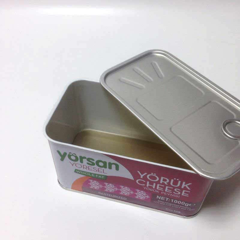 קופסת פח מלבנית פתיחת שימורים