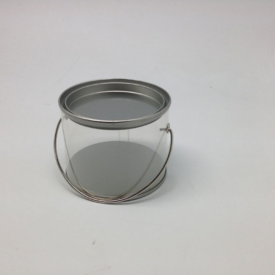 קופסת פח משולבת PVC עם ידית